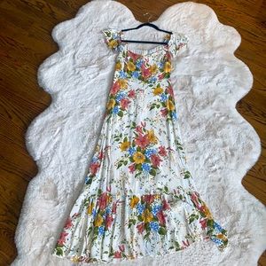 Reformation Butterfly dress size 6 in color Marie Antoinette